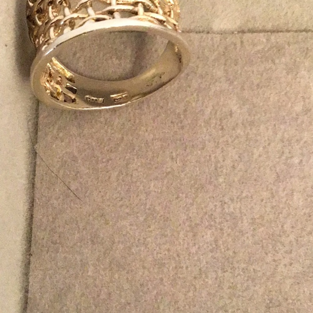 Sterling Silver Open Weave Ring - Picture 3 of 6